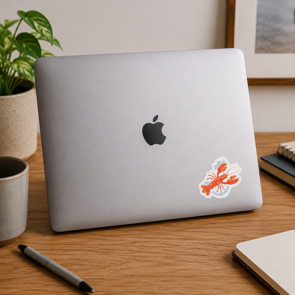 Aire Stickers - Be Shellfish