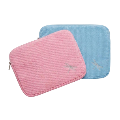 Corduroy Laptop Sleeve - Blue
