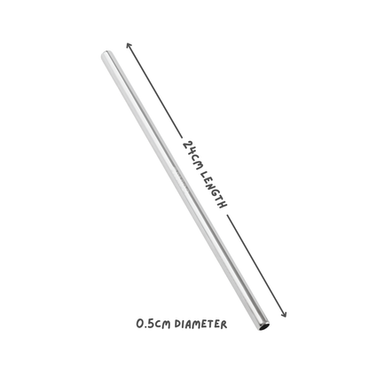 Metal Straw with Cleaning Brush