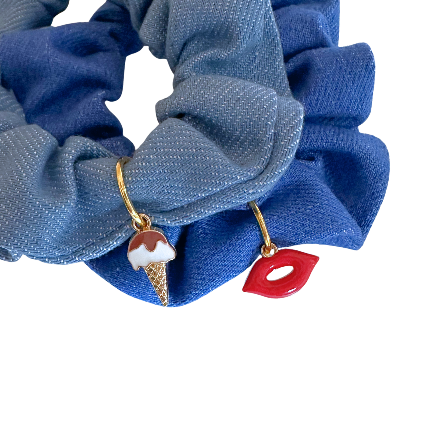 Aire Ties - Classic Denim Charm Duo