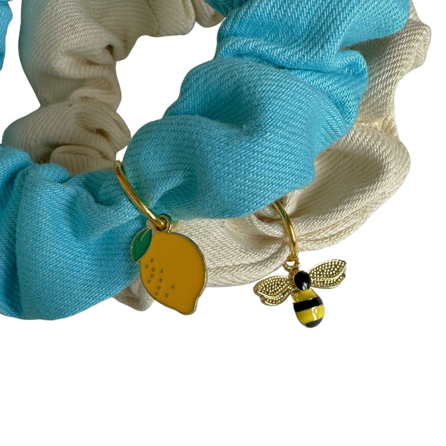 Aire Ties - Beach Denim Charm Duo