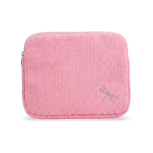 Corduroy Laptop Sleeve - Pink