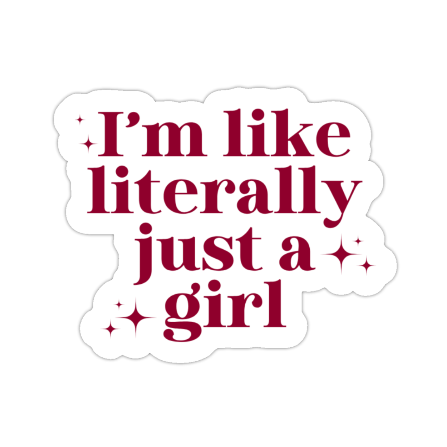 Aire Stickers - Just a Girl