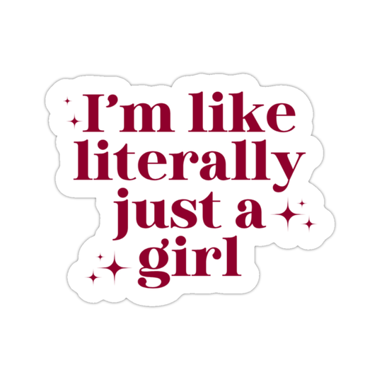 Aire Stickers - Just a Girl
