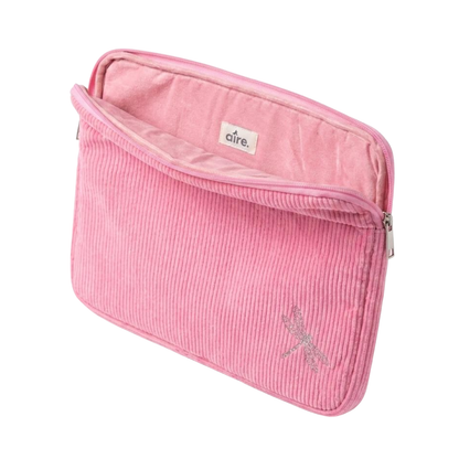 Corduroy Laptop Sleeve - Pink