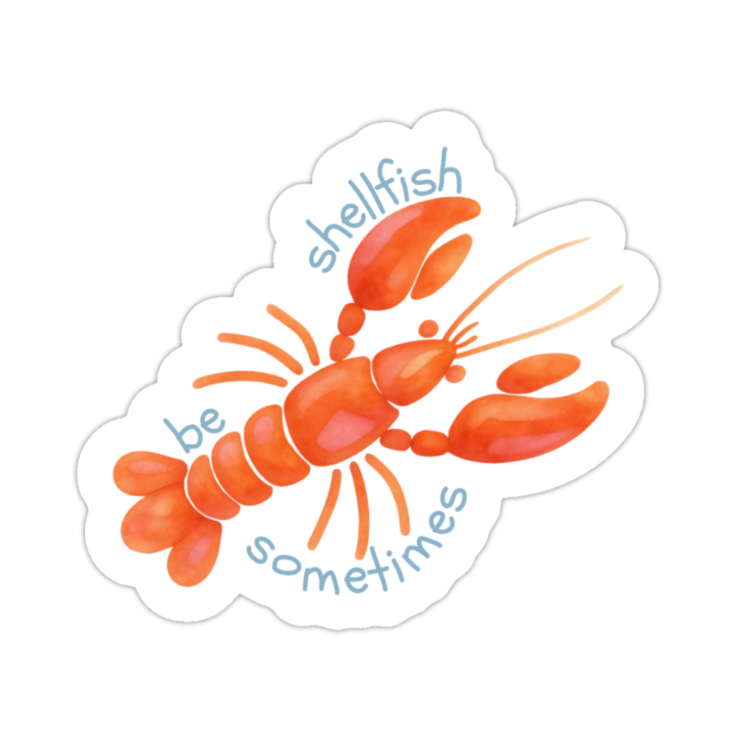 Aire Stickers - Be Shellfish