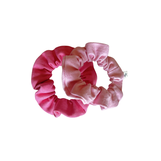 Aire Ties - Pink Denim Duo